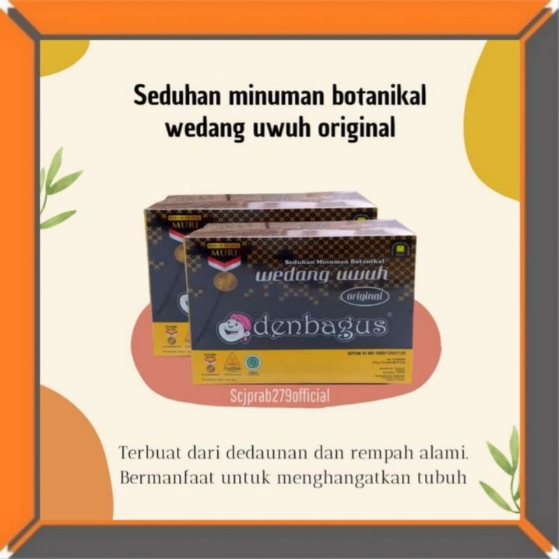 

DENBAGUS MINUMAN SERBUK JAHE WEDANG UWUH NASA ORI