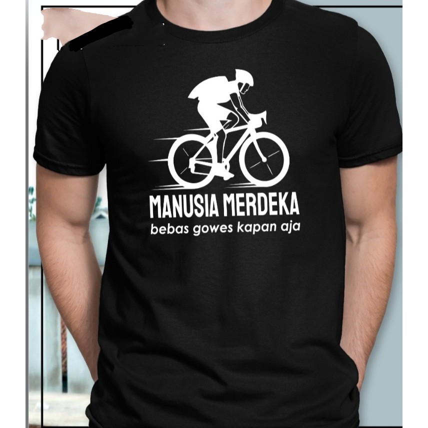 KAOS SEPEDA MANUSIA MERDEKA
