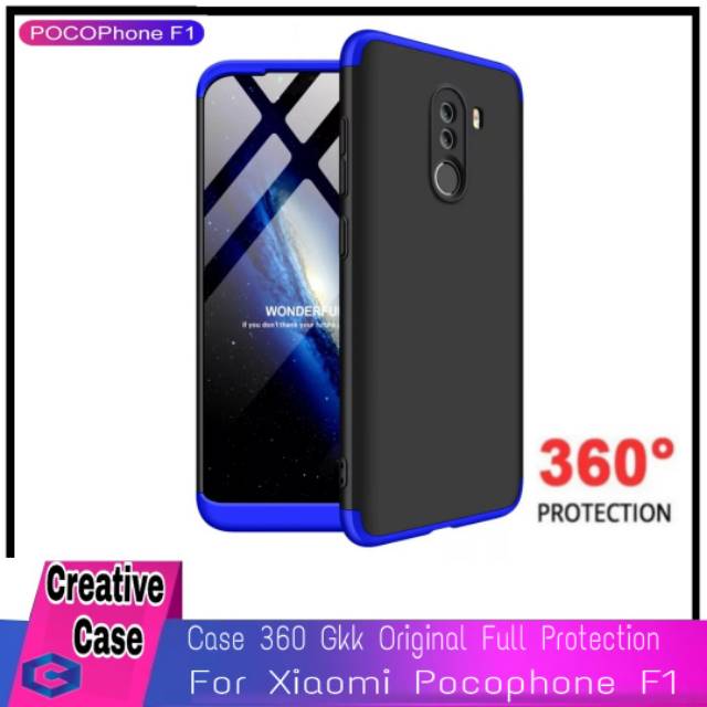 Xiaomi Pocophone F1 Case Xiaomi Pocophone Pocophone F1 360 Gkk Original Full Protection