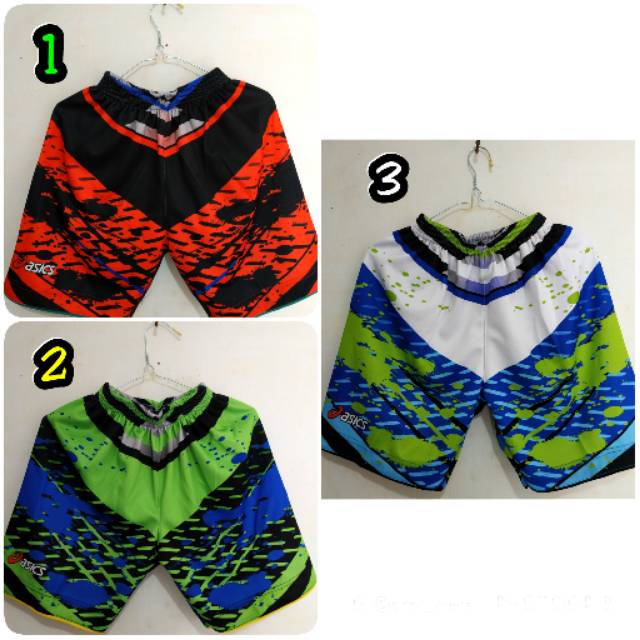 Celana volly mizuno/asics full printing