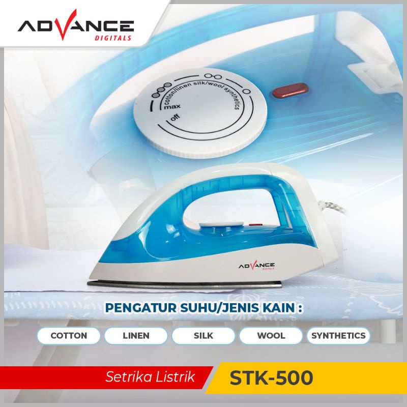 Advance Setrika Listrik / Iron Dry STK-500