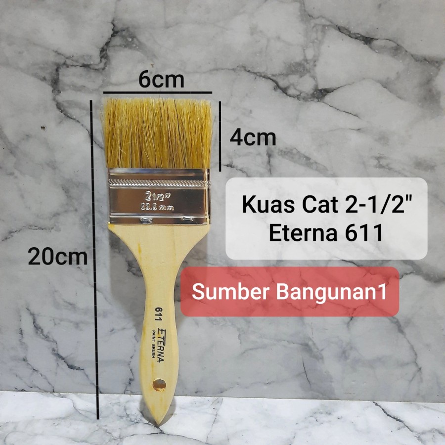 

Kuat cat 2" 21/2" 3" eterna 611