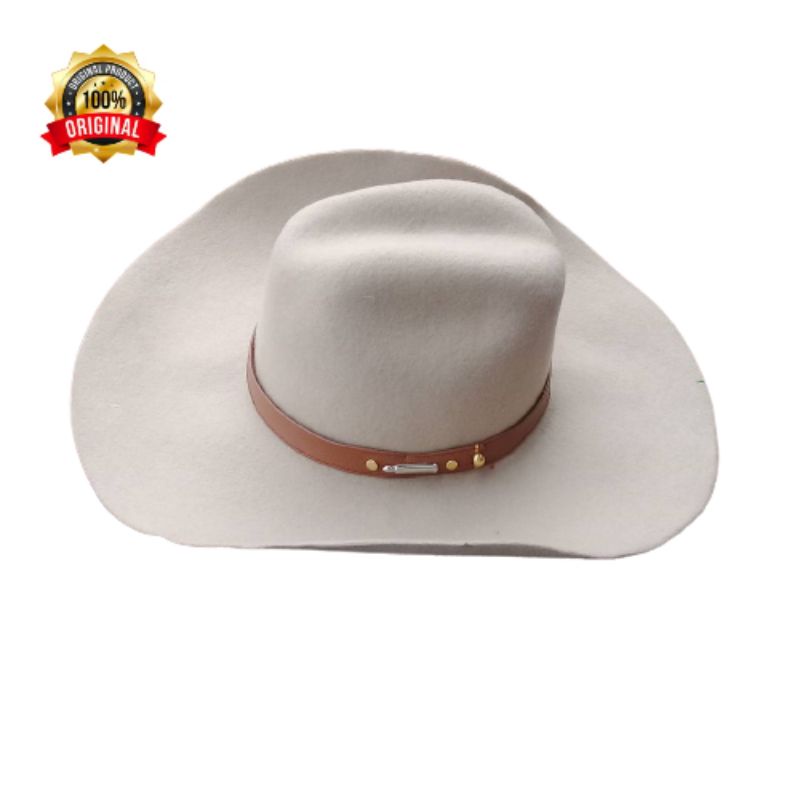 Topi Laken Fedora Brim Lebar Topi Koboy Bahan Wool Import Gread A Topi. Pria Original Topi Pria Clas