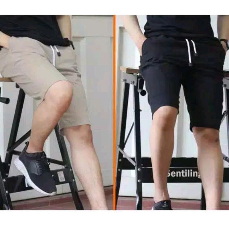 TERLARIS CELANA CHINOS PENDEK POLOS  PERIA DEWASA