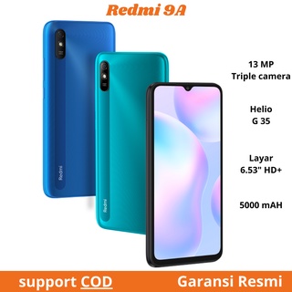 Xiaomi Redmi 9A 2/32GB dan 3/32GB Kamera 13MP AI 5000mAh