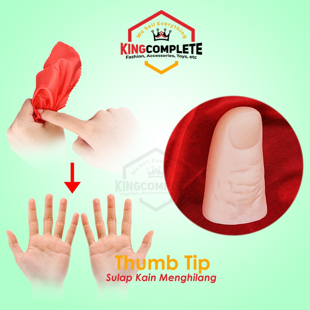 Jual Alat Sulap Thumb Tip Alat Sulap Jempol Thumbtip Kain Shopee Indonesia