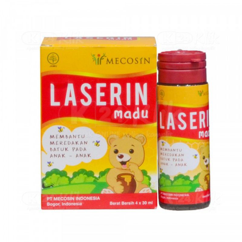 LASERIN 30 ML OBAT BATUK ANAK LASERIN MADU DAN DEWASA