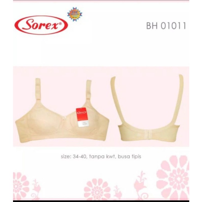 Bra Sorex 01011 Brukat Busa tipis