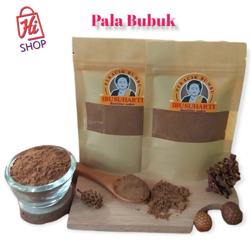 

IBU SUHARTI - Rempah Pala Bubuk Bumbu Pala Nutmeg Powder Kualitas Premium