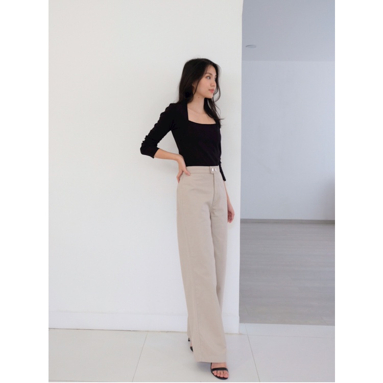Kadaka B-0137 Kulot Highwaist Casual Wanita Best Seller Twill Premium