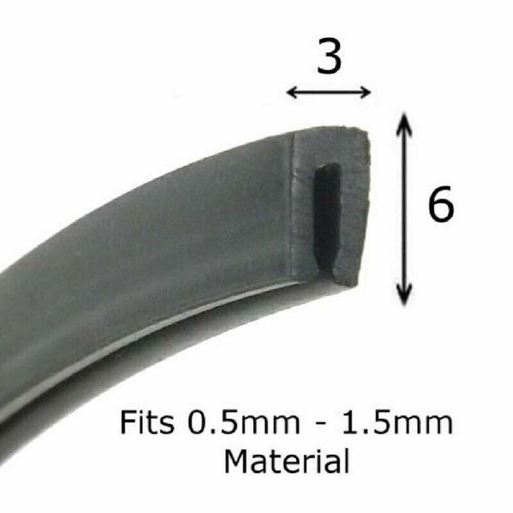Quinton Pelindung Tepi Pintu Mobil U-shape Noise Insulation Accessories Auto Roof Sealant Protector Edge Sealing Strips
