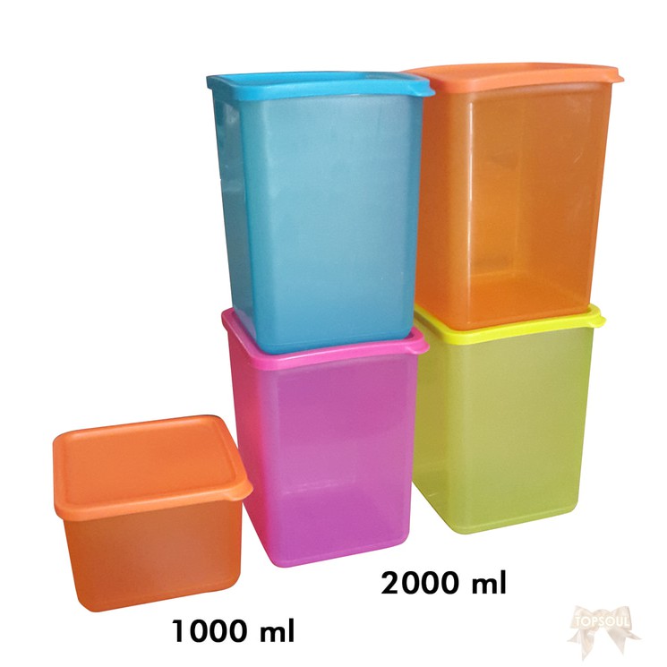 Toples 2000 ml / Kotak Serbaguna Souvenir Wadah Makanan Food Grade 2 L