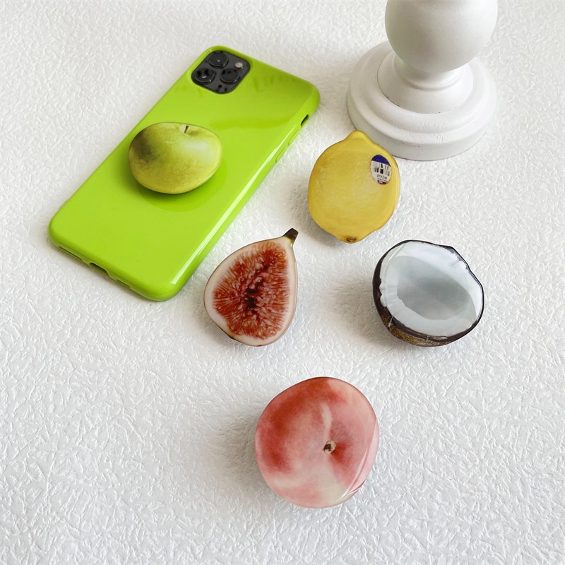 Stand Holder / Dudukan Ponsel Model Lipat Desain Buah Kartun 3D