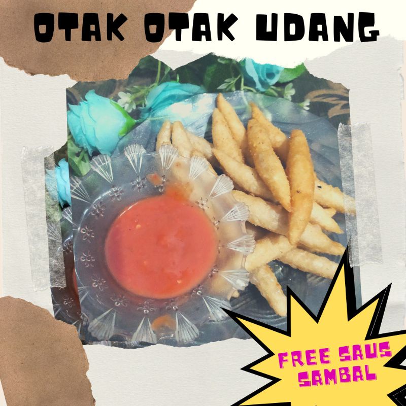 

otak otak udang isi 25 ,gratis saus sambal