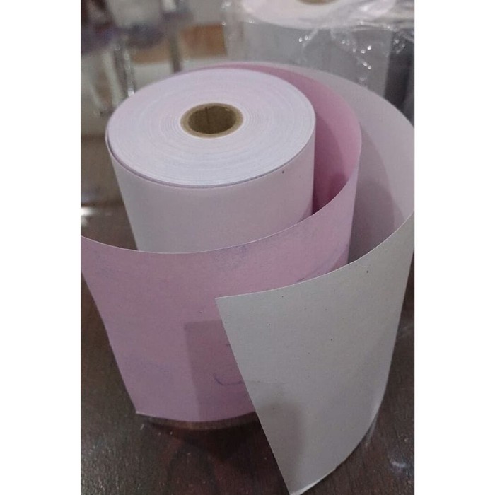 

KERTAS ROLL KASIR NCR 2 PLY 75 Mm X 60 Mm - RANGKAP 2 PUTIH & PINK