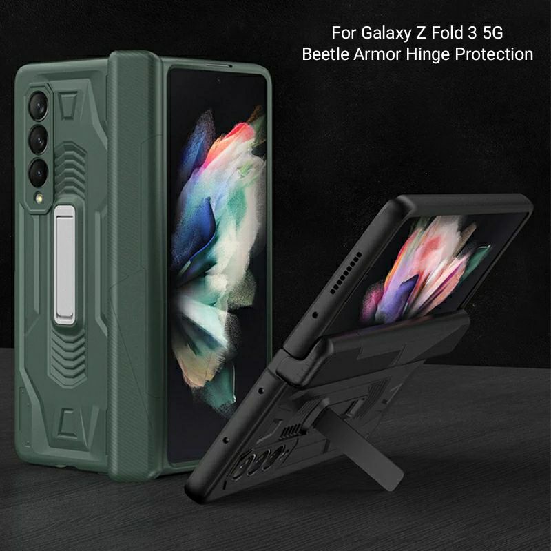 Case Samsung Galaxy Z Fold 3 5G Fold3 Beetle Armor Hinge Protection