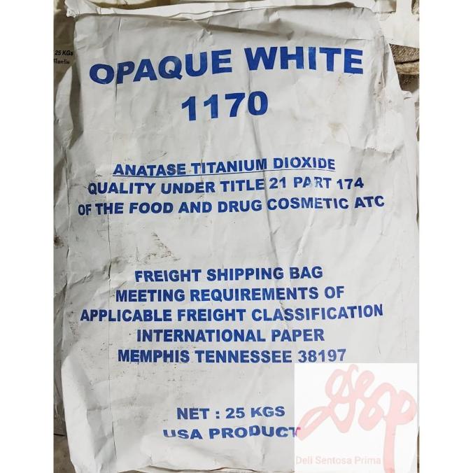 

[COD] Opaque White 1170 / Titanium Dioxide Pemutih Makanan 1 Kg [COD]