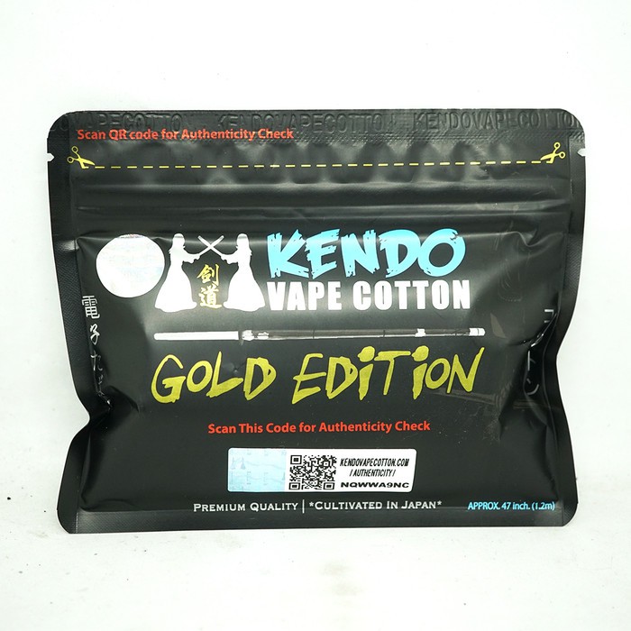 KENDO COTTON AUTHENTIC WARNA HITAM 100%