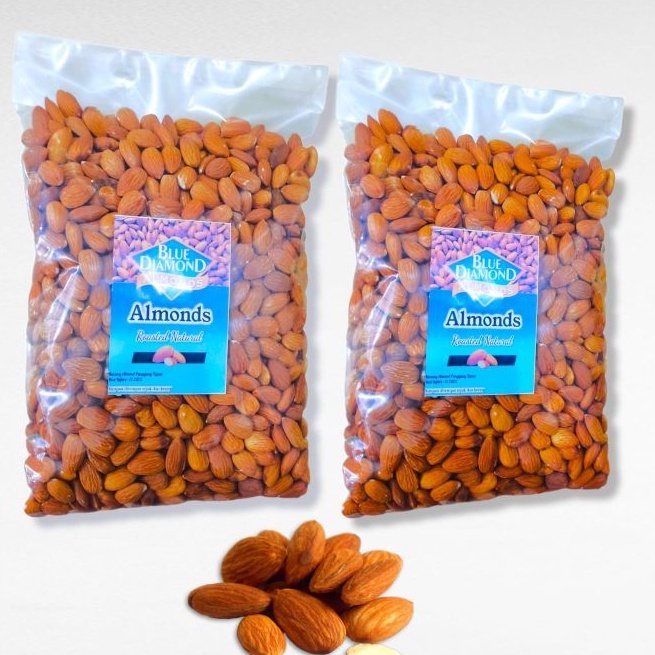 

Kacang Almond Kupas Panggang//Matang 500gr
