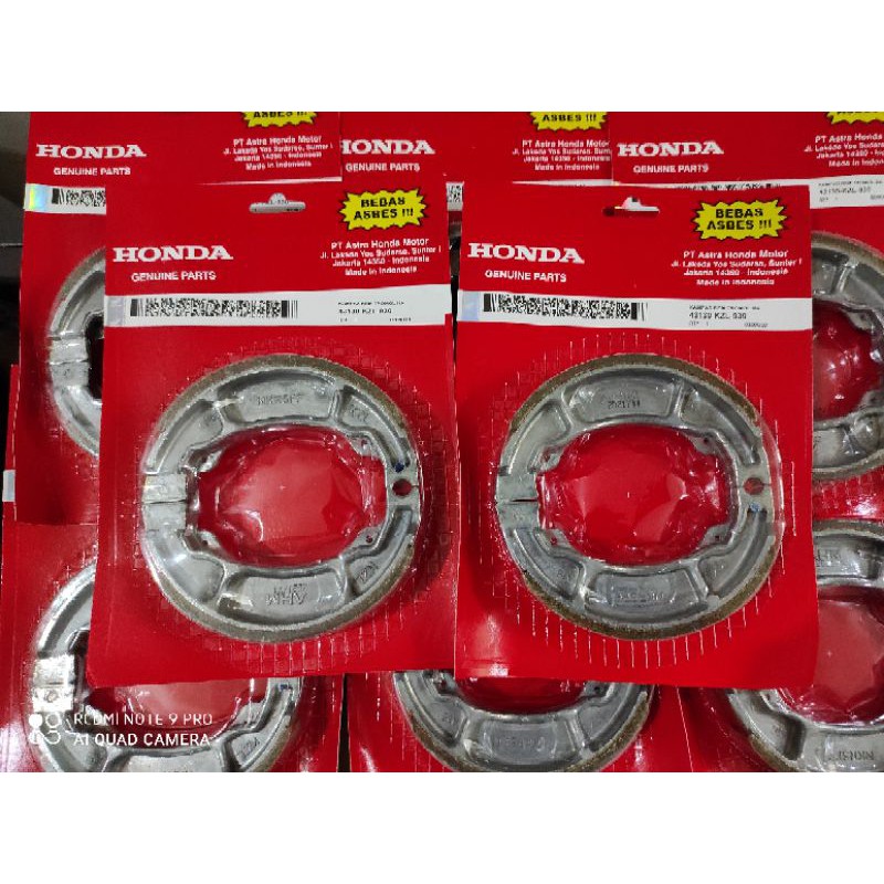 Kampas rem belakang beat vario beat new vario 125 Kampas rem belakang beat vario beat new vario 125