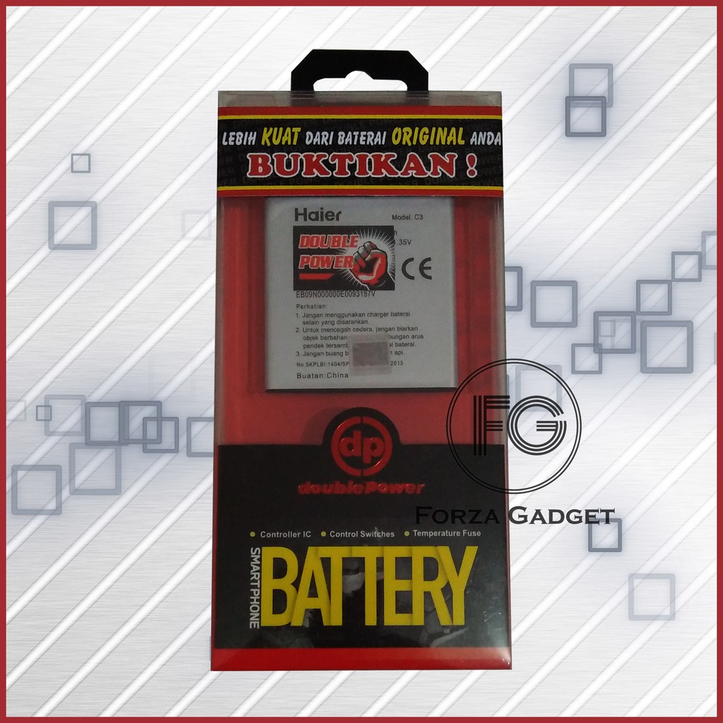 BATTERY DOUBLE POWER ANDROMAX C3 AD6B1H 1750mAh