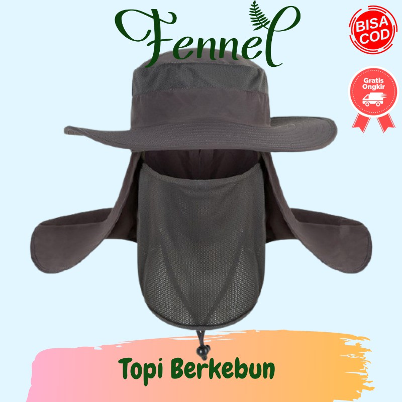 Topi Mancing Berkebun Anti UV Sinar Matahari