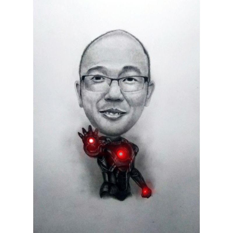 Lukis wajah karikatur jasa lukis