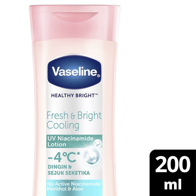 Vaseline Lotion Healthy Bright Fresh &amp; Bright Cooling 200ml