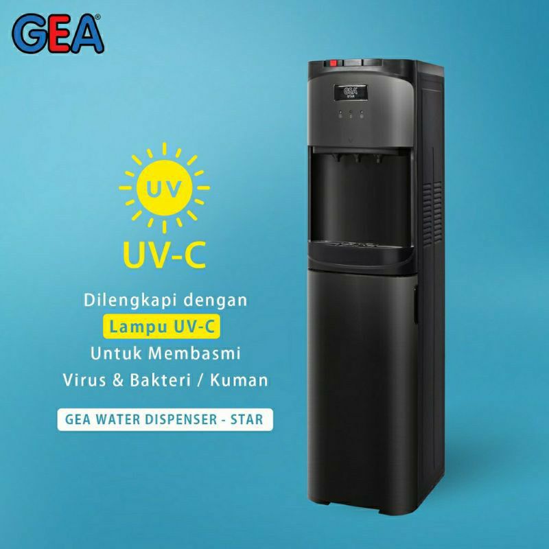 WATER DISPENSER GEA STAR GALON BAWAH 3 KERAN