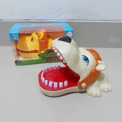 Mainan Buaya Gigit Lion Dentist Singa Gigit Crocodile Dentist Mainan mainan prank