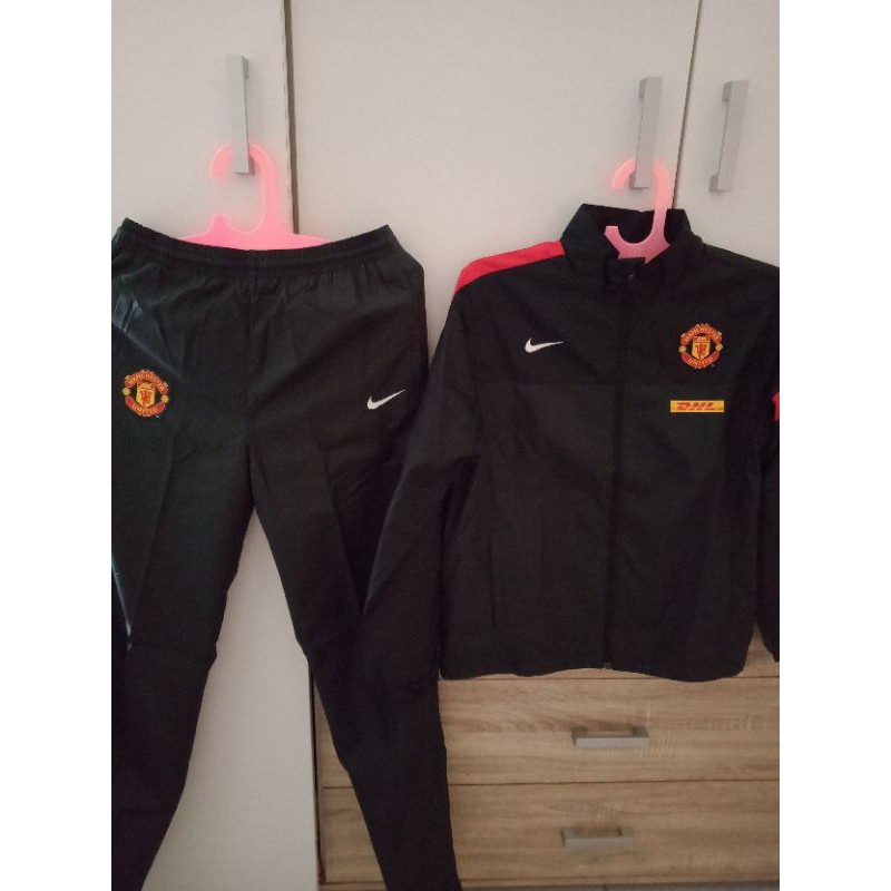 Jaket Dan Celana Training Manchester United Kids Original