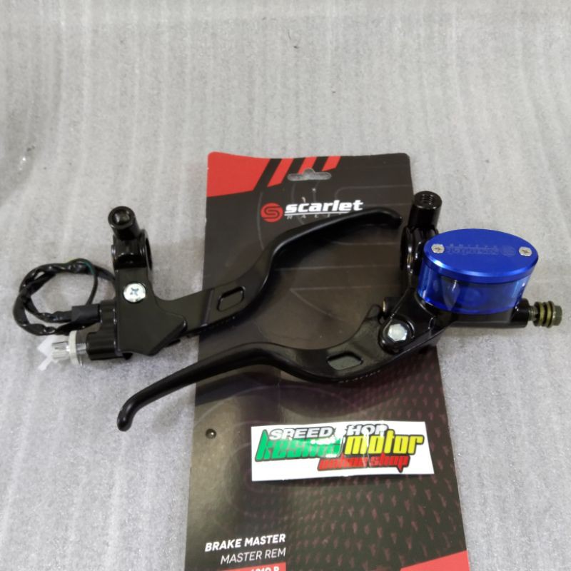 Master Rem Set Scarlet Tabung Oval Smock Biru Tutup Biru Handle Model Rcb Hitam