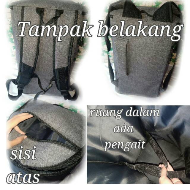 Tas darbuka ransel full busa tebal deaain terbaru kualitas bagus nyaman dipakai