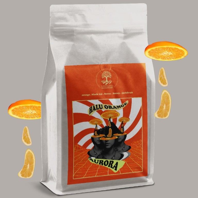 

Halu Orange Aurora 200gr Specialty Single Origin kopi Jabar
