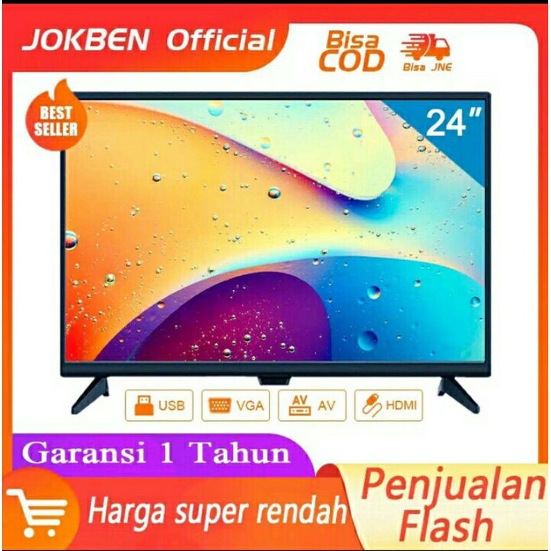 NEW PROMO jokben Sivatel TV LED 24 inch HD televisi (TCLG-S24A) Murah