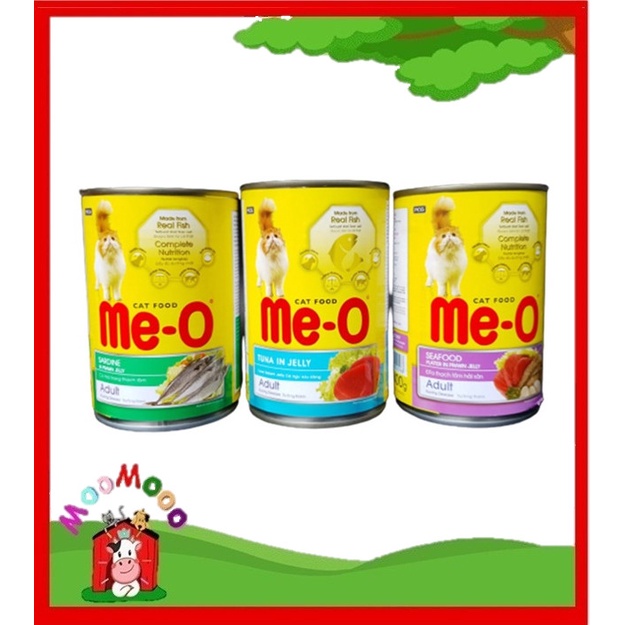 MeO Me-O Kaleng 400gr / Wet Cat Food / Makanan Kucing Basah 400 gram