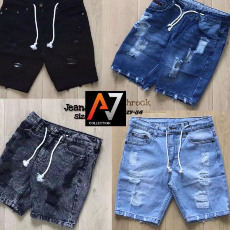 Special Price.. CELANA PENDEK JEANS SOBEK/CELANA JEANS PRIA SOBEK MASA KINI/CELANA JEANS SEBEK KEKIN