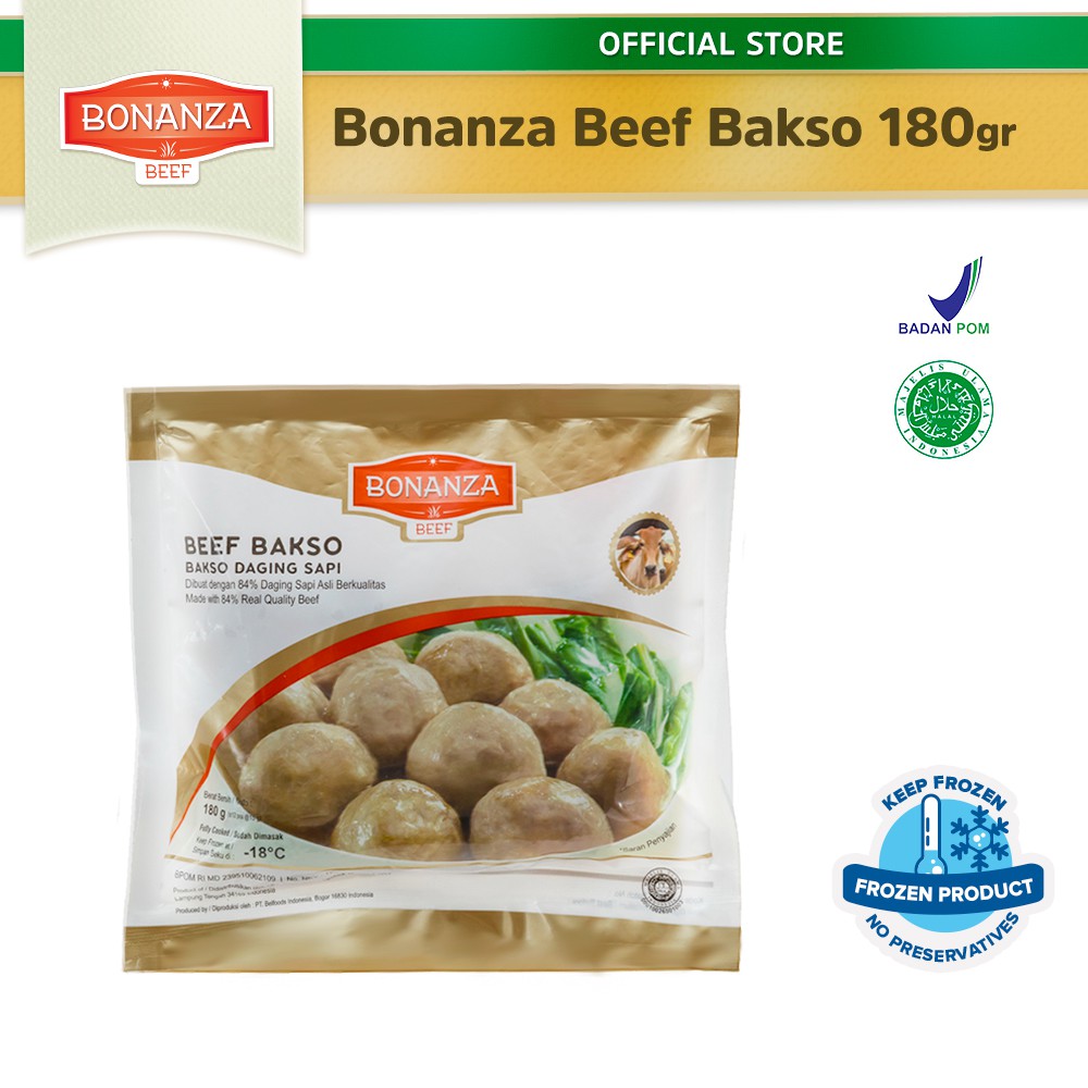 

Bonanza Bakso Premium 180gr