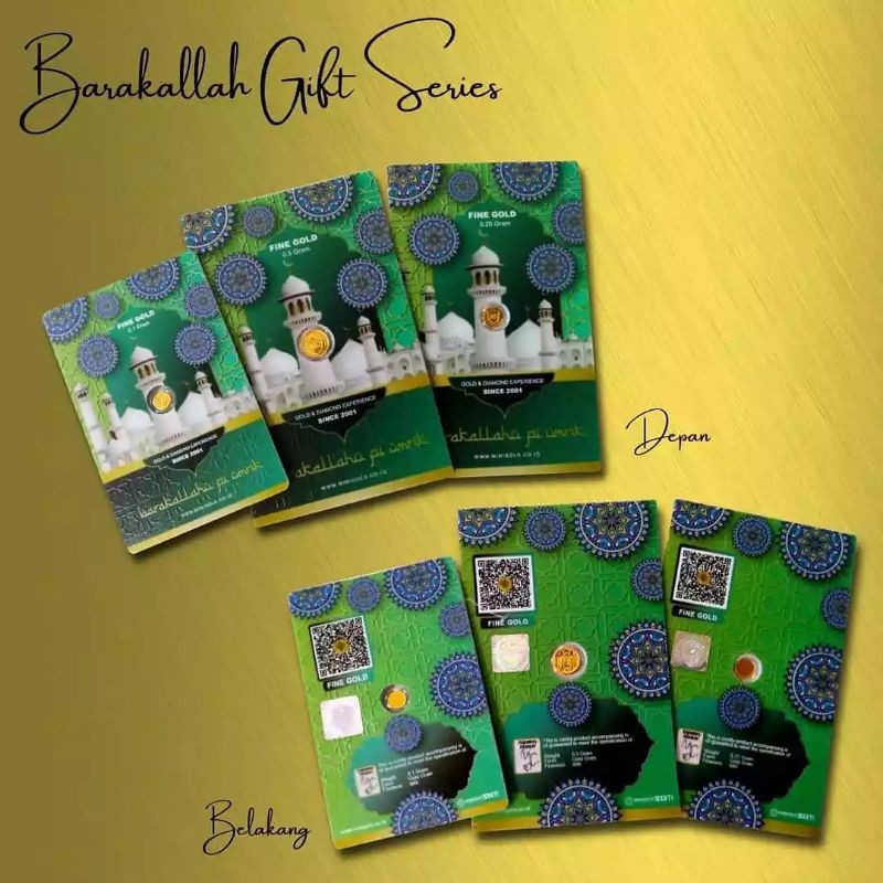 Emas minigold Gift Series Barakallah