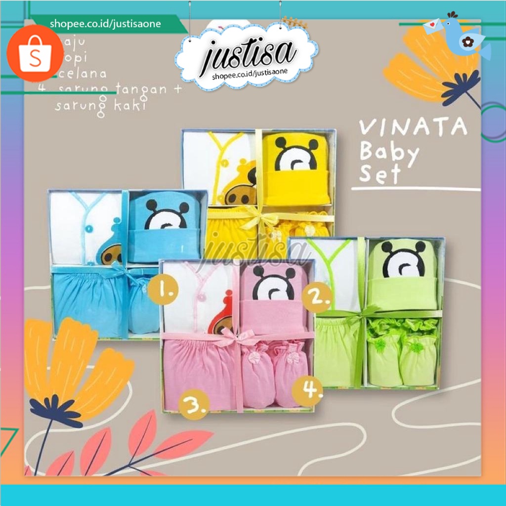 Promo !! VINATA-BABY SET GIFT SET BABY/KADO BAYI MURAH