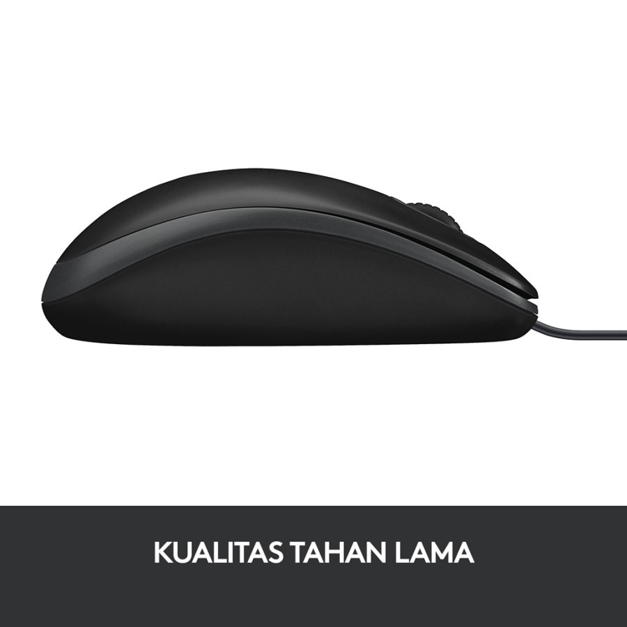 Logitech B100 Mouse Kabel USB Optical