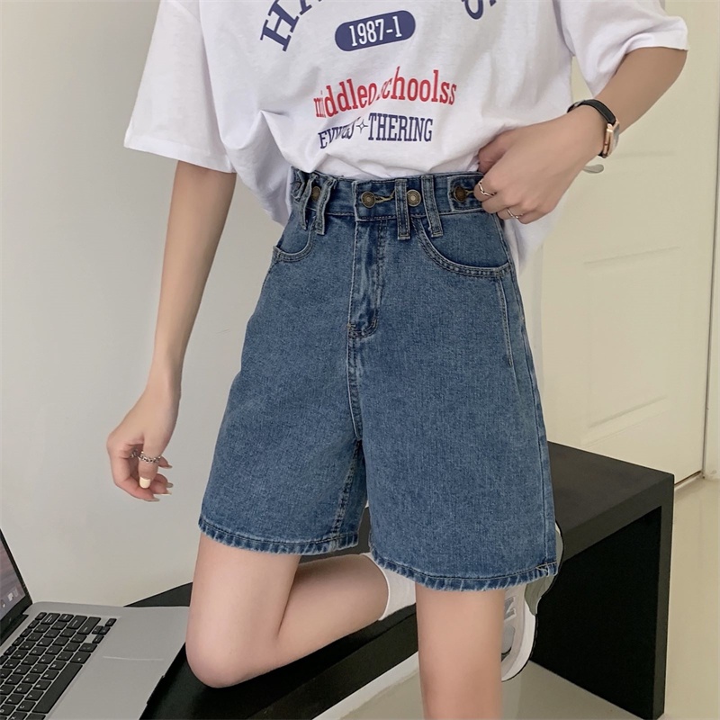 Celana jeans pendek wanita dewasa/Jeans longger celana kulot jeans pendek Celana hotpants jeans korean style