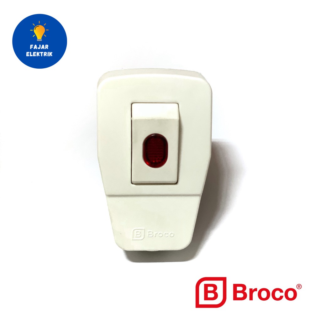 BROCO STEKER SAKLAR DAN LAMPU PUTIH