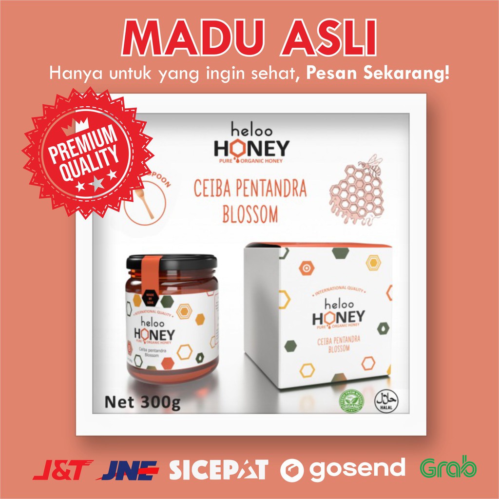 

Madu Murni Heloo Honey 300g Ceiba Pentandra