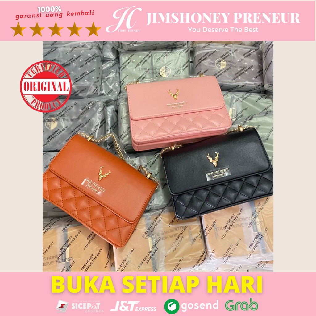 JIMSHONEY PATRICIA BAG TAS  ELEGANT WANITA SLING BAG JIMS HONEY FREE BOX