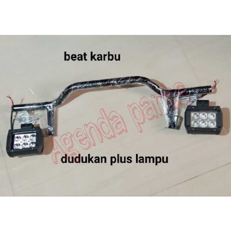 CRasbar - dudukan lampu tembak -beat karbu-beat esp- beat street old-beat street 2020 dan xride 115/xride lama