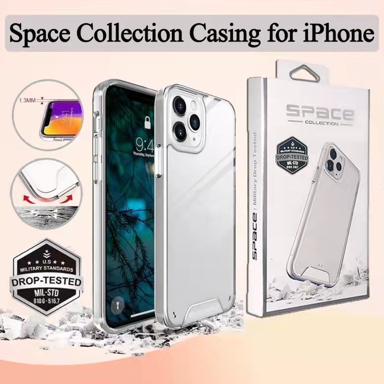 Military Hard Clear Case Transparant Iphone For 14 13 12 11 Pro Max X Xs Max Xr 6 6G 6S 7 8 Plus Protector Camera