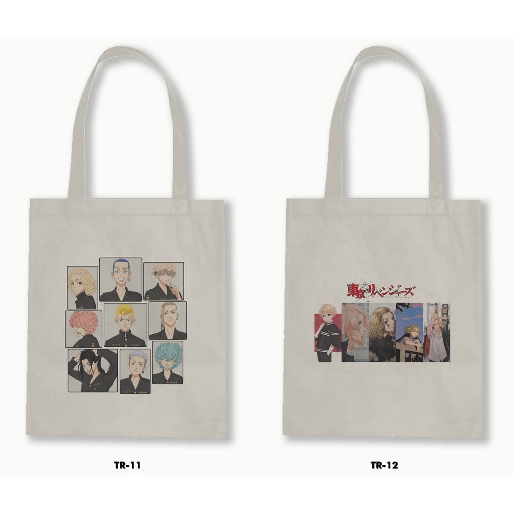 TOTE BAG BLACU - TOKYO REVENGERS / ANIME / MANGA 01