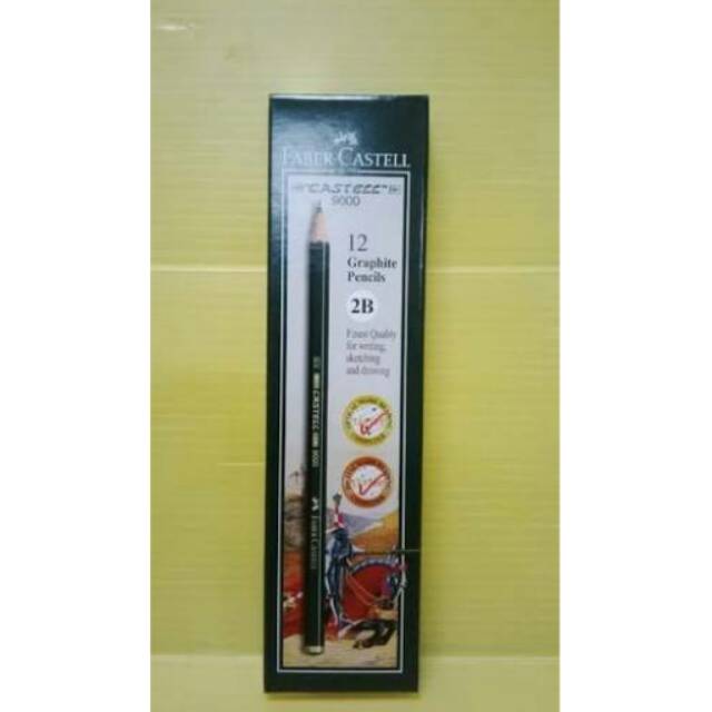 

Pensil ujian 2b fabercastel(isi 12 pcs)