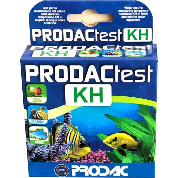 PRODAC TEST KH TOTAL HARDNESS TEST KIT AQUARIUM WATER TEST KADAR KH AIR AQUARIUM